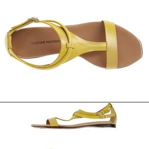 COSTUME NATIONAL Yellow Sandals